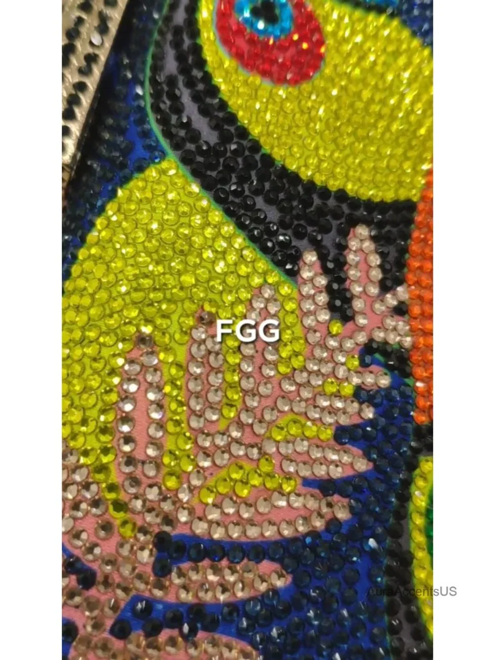 Toucan Crystal Clutch Evening Bag Rhinestone Minaudiere Purse